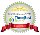 A three best rated award for business of 2 0 1 8