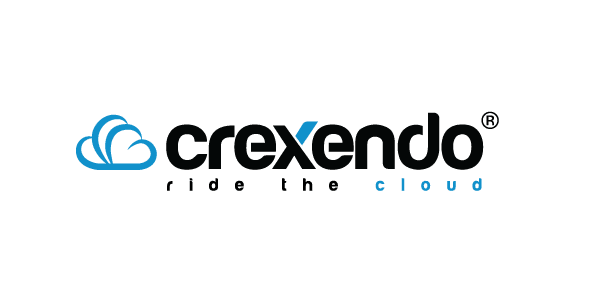 A green background with the word crexendo written in black.